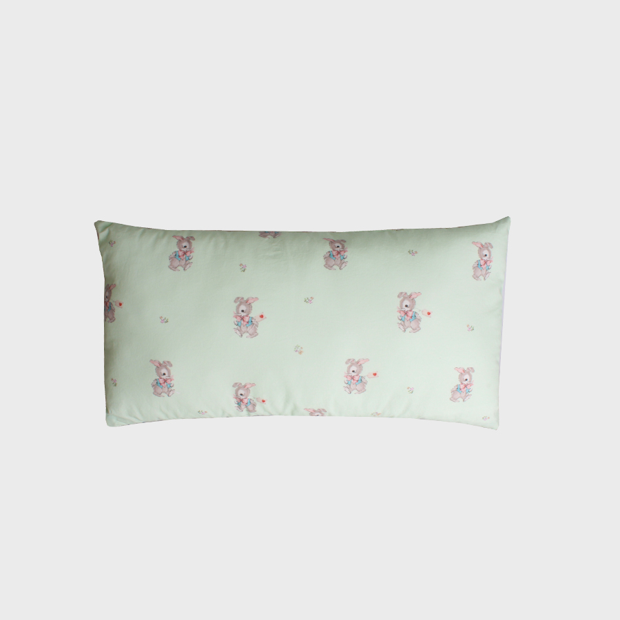 Mint Bunny Pillow
